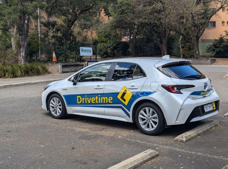 Drivetime Driving School car parked in Wollongong ready for a driving lesson